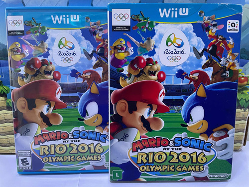 Jogo Mario E Sonic Rio 2016 Original Wii U + Luva Seminovo (Recondicionado)