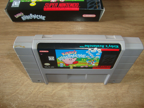 Kirby S Avalanche Original Americano Para Super Nes (Usado)