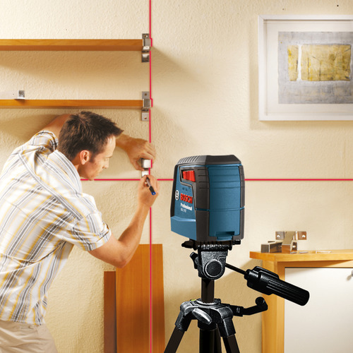 Nivel Láser Bosch Gll 2-12 Alcance 12m Con Soporte