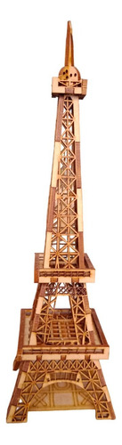 Torre Eiffel Madera 3d