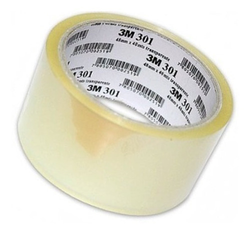 3m 301 Cinta De Empaque Transparente 48mm X 40m