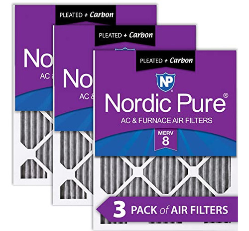 Horno De Aire Nordic Pure Merv 8, Plisado, Más Carbono Ac, 2