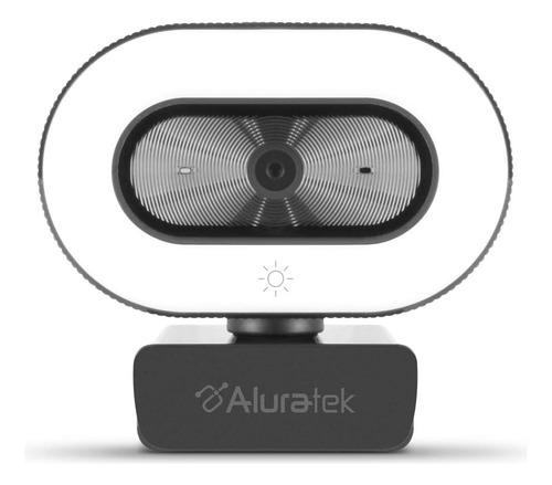 Camara Web Aluratek Hd De 1080 P Con Anillo De Luz