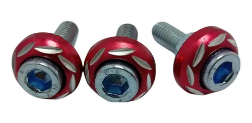 Tornillo Decorativo Rojo 3x1