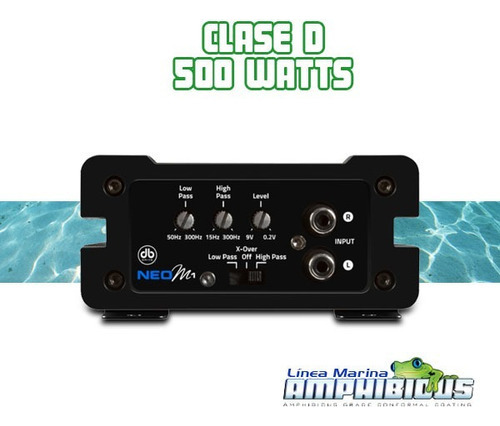 Amplificador Monoblock Db Drive Neom1 500 W Clase D 1 Canal