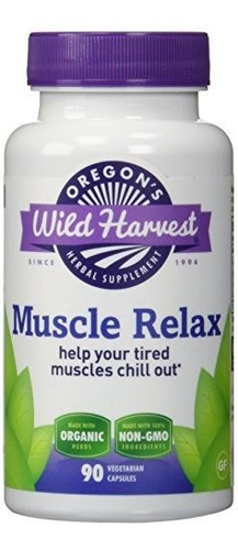 Suplemento Herbario Orgánico Wild Harvest Muscle Relax