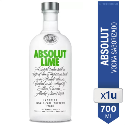 Vodka Absolut Lima Saborizado 700ml