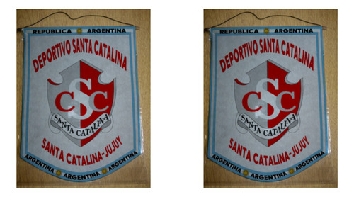 Banderin Mediano 27cm Deportivo Santa Catalina Jujuy