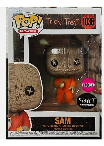 Funko Sam Trick R Treat #1036 Flocked Excl Spirit