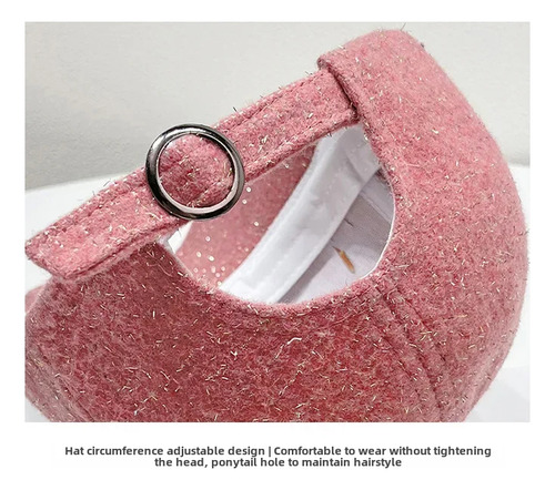 Gorra De Béisbol Con Lentejuelas Brillantes Para Mujer Al Ai