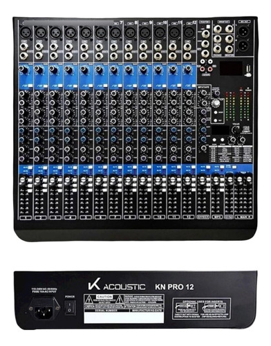 Mixer Analogo K-acoustic Kn Pro12