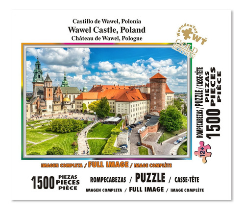 Rompecabezas Wuundentoy Gold Edition Castillo De Wawel, Polinoa 1500 Pzs