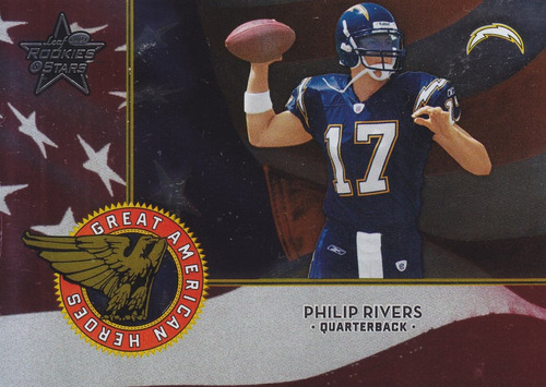 2004 Leaf R & S G American Heroes Red Philip Rivers /1250