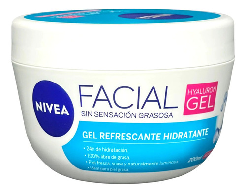 Nivea Cuidado Facial Gel Hidratante Hyaluron 200ml