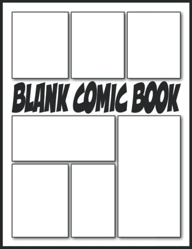 Libro: Blank Comic Book: Draw Your Own Comics For Adults | O
