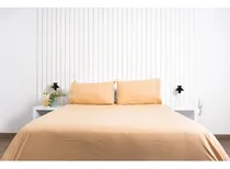 Comprar Juego De Sábanas Lisas Beige 2 Plz 100% Algodón