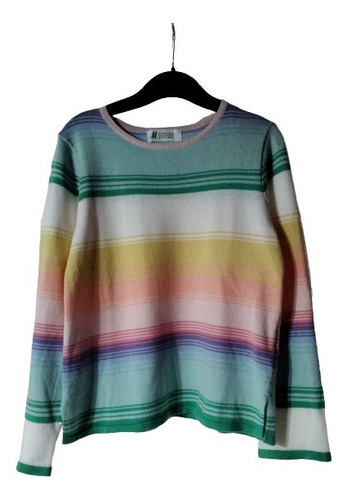 Sweater Finito  H&m. Talle 4/6 Años. Rayas De Colores