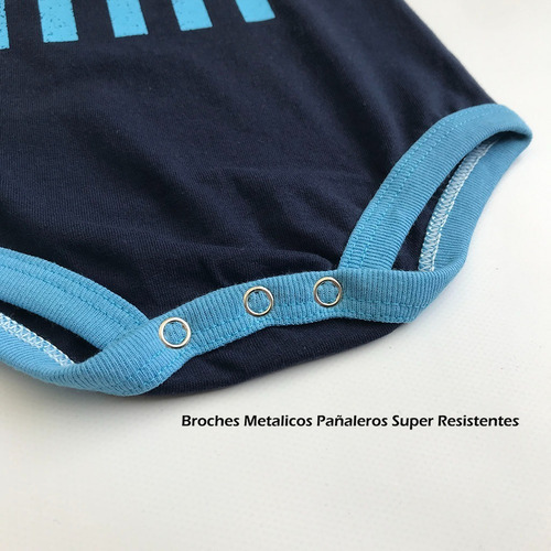 Imagen 3 de 8 de Body De Bebé Racing Club Pañalero Con Licencia Oficial