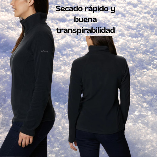 Buzo Columbia Glacial Iv Micropolar Mujer Trekking Térmico