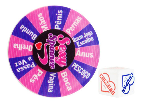 Imagem 2 de 5 de Jogo Da Roleta Sexy Spiner Diversão Ao Cubo
