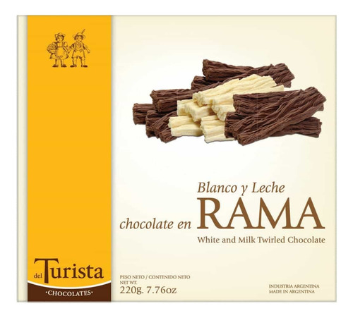 Chocolate En Rama Del Turista 220g