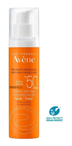 Protector Solar Con Color Spf 50+ | Anti-edad | Avène 50 Ml