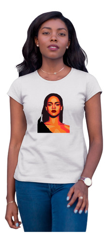 Playera Unisex Sublimada Rostro De Rhiana En Oferta 