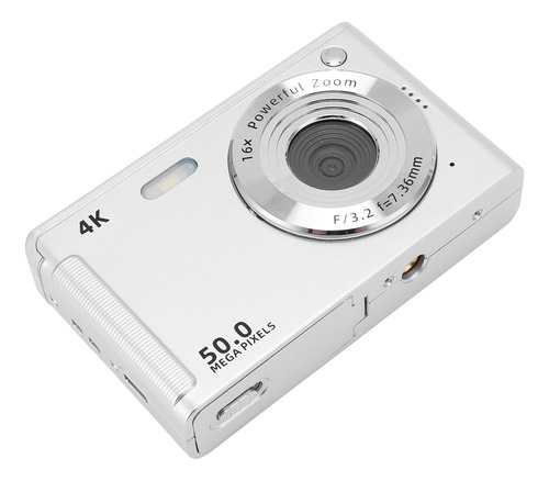 Cámara Digital 4k Con Pantalla Completa De 50 Mp Y 2.8 Pulga