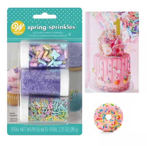 SPRINKLES SURTIDOS COLOR PASTEL - SPRING SPRINKLES - WILTON