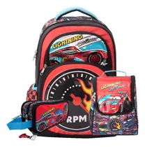 Comprar Kit Mochila Cars Rueda Oficio Lonchera Cartuchera