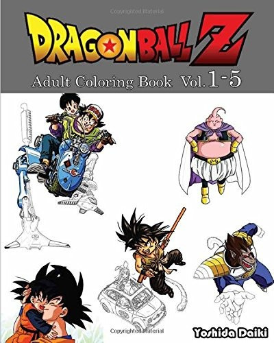 Dragon Ball Z  Adult Coloring Book Vol15 Sketch Coloring Boo