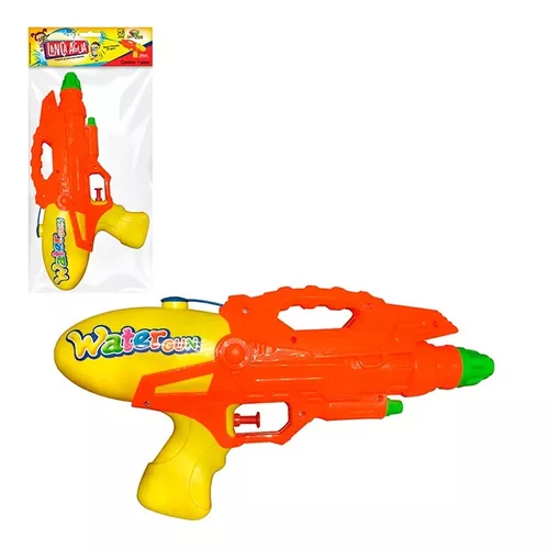 Lança Água Arminha Arma Pistola Brinquedo Water Gun 26Cm - Art Brink -  Lançadores de Água - Magazine Luiza