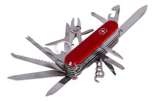 Canivete de bolso Victorinox 33 Function Swiss Champ, cor vermelha