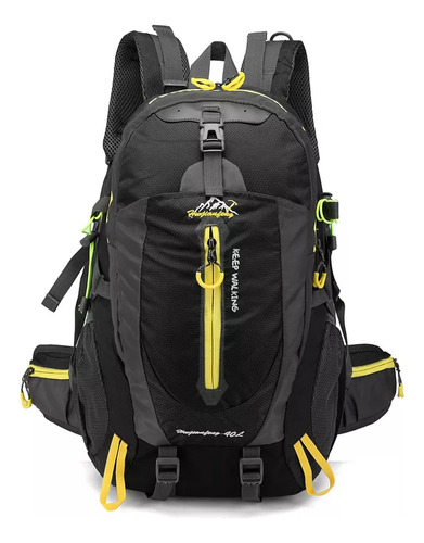 Mochila De Senderismo Impermeable De Gran Capacidad 40l M