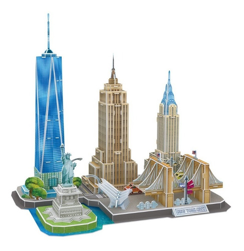 Puzzle 3d | Arquitectura De La Ciudad De New York