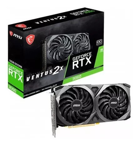 Tarjeta Video Msi Rtx 3060 Ventus 2x 12gb Oc Gsync 192bit G6