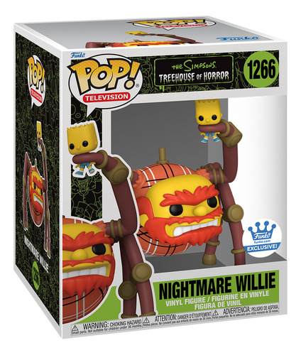 Funko Pop Nightmare Willie Simpsons Horror Exclusive 6 Inch