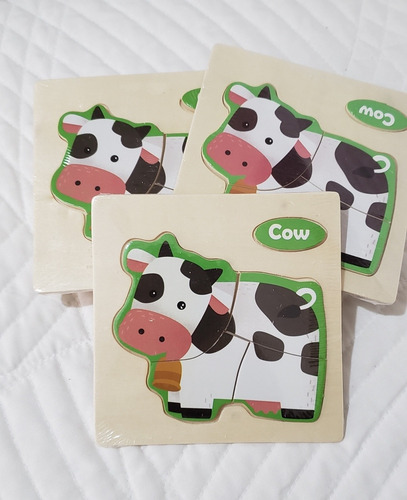 Imagen 2 de 3 de Puzzle 3 Y 4 Piezas Para Peques