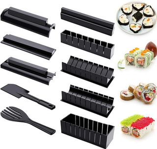 utensilios de cocina Hornear moldes sushi del fabricante del sushi molde con arroz de la manija Presione el molde del molde de Onigiri cocina que cocina la herramienta del molde para hacer el sushi