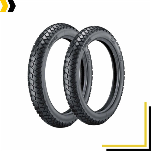 Par Pneu Moto 140/80-18 (t) + 80/90-21 (d) Vipal Tr300 Xre