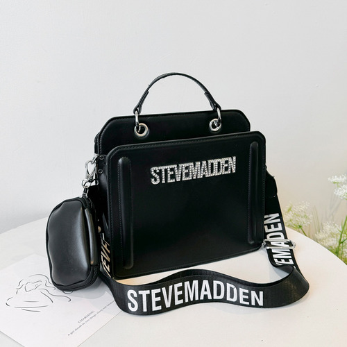 Bolso De Mano Para Mujer De Color Liso Tipo Bandolera De Pu