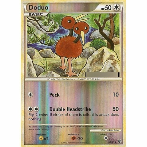 Doduo - Normal Foil - 45/90 Holografica - Pokemon Card Game
