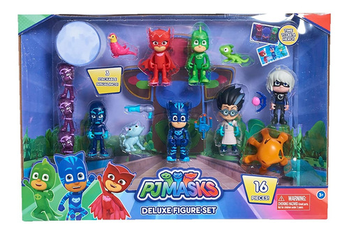 Pj Masks Just Play - Juego De Figuras Coleccionables, Deluxe