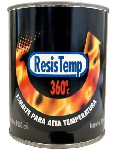 Resis Temp Esmalte Alta Temperatura Blanco 500cc Mapache