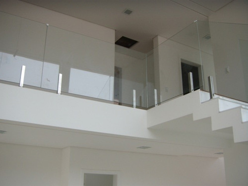 12 Coluna Torre 30 Cm - 1 Furo - Vidros Laminado 12 Mm (6+6)