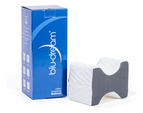 Almohada Bludream Rodillas Balance 25x18x15cm Color Blanco