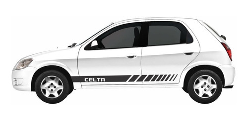 Adesivo Chevrolet Celta Faixa Lateral Personalizado Ctm103