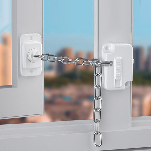 2 Cerradura De Ventana, Cerradura De Cadena De Seguridad,