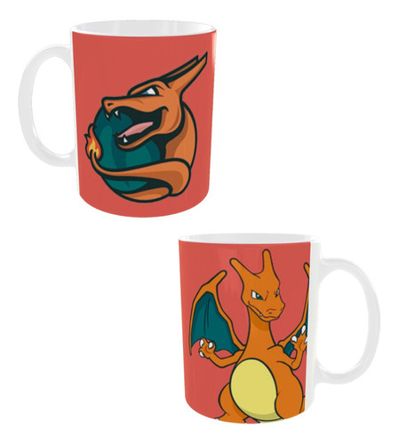 Taza Pokemon Nueva 11 Oz Con Caja Charizard