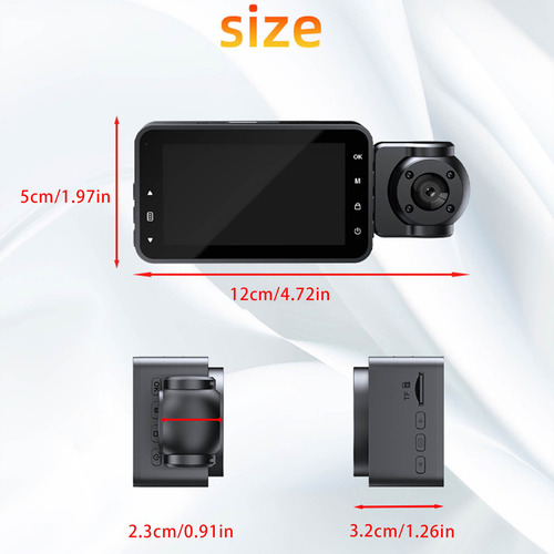Interconector Wifi Dash Cam 1080p De Alta Definición Con 2 G